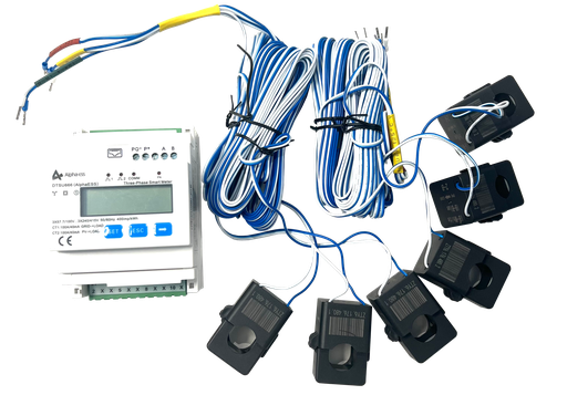 [ALP-MTR-DTSU-6CT] DTSU666 meter - 6 CT-clamps